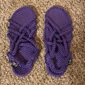 Purple Rope Sandals